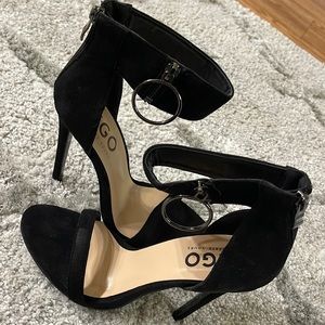 Black Suede Heels